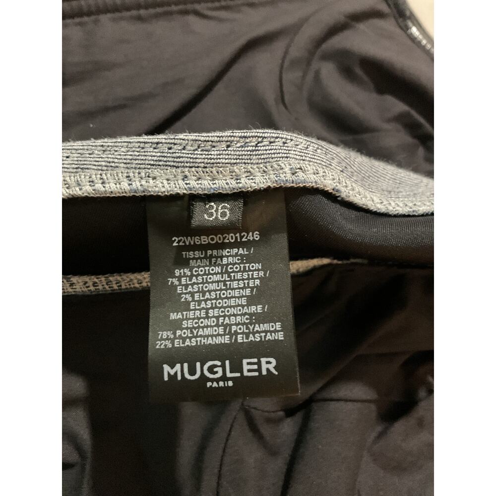 Mugler Structured Blue Corset Bodysuit Size 36 EU / US 4 - Picture 6 of 6